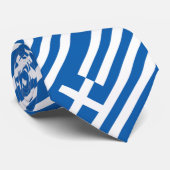 Cravate Drapeau de la Grèce (Roulé)