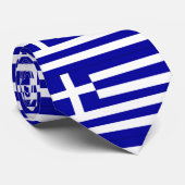 Cravate Drapeau de la Grèce (Roulé)