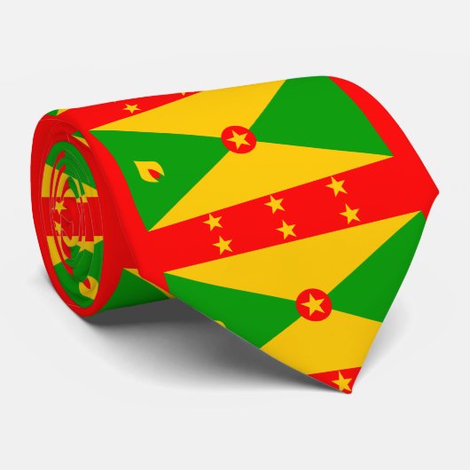 Cravate Drapeau de la Grenade (Roulé)