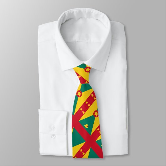 Cravate Drapeau de la Grenade (Attaché)