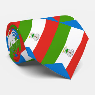 Cravate Drapeau de la Guinée équatoriale