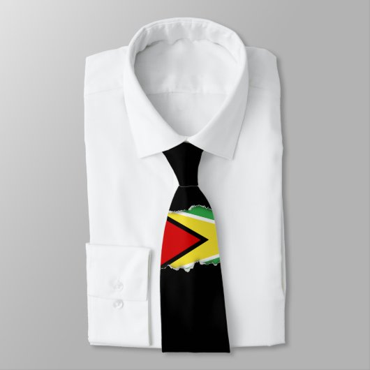Cravate Drapeau de la Guyane (Attaché)