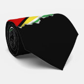 Cravate Drapeau de la Guyane (Roulé)