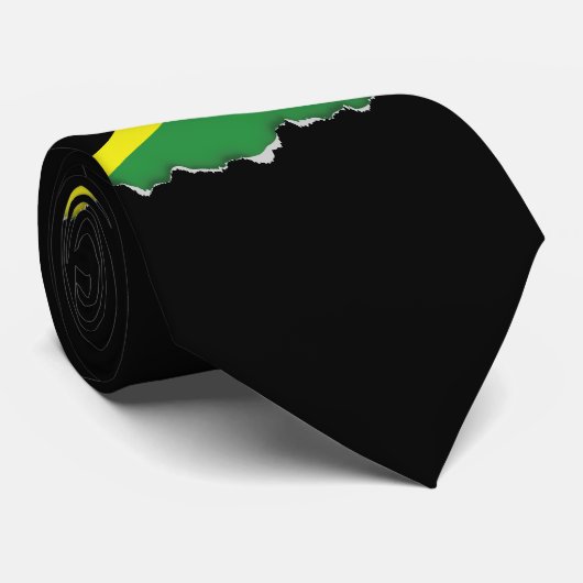 Cravate Drapeau de la Jamaïque (Roulé)
