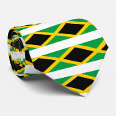 Cravate Drapeau de la Jamaïque - drapeau jamaïcain (Roulé)