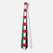 Cravate Drapeau de la Jordanie (Devant)