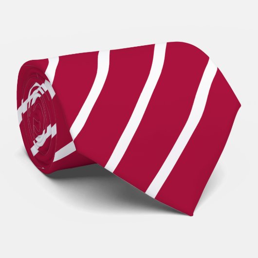 Cravate Drapeau de la Lettonie (Roulé)