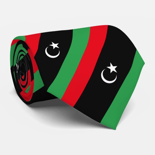 Cravate Drapeau de la Libye (Roulé)