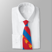 Cravate Drapeau de la Mongolie (Attaché)