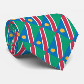 Cravate Drapeau de la Namibie (Roulé)