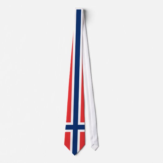 Cravate Drapeau de la Norvège (Devant)