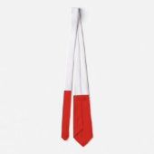 Cravate Drapeau de la Pologne (Dos)