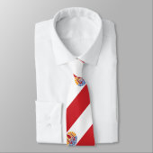 Cravate Drapeau de la Polynésie française (Attaché)