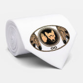 Cravate Drapeau de la rébellion métisse des Premières nati (Roulé)