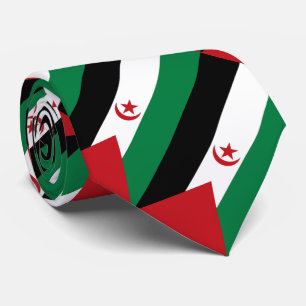 Cravate Drapeau de la République arabe sahraouie démocrati