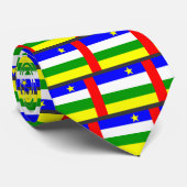 Cravate Drapeau de la république centrafricaine (Roulé)