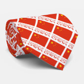 Cravate Drapeau de la République Populaire de Chine Carrel (Roulé)