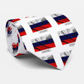 Cravate Drapeau de la Russie, drapeau russe (Roulé)
