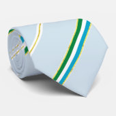 Cravate drapeau de la Sierra Leone (Roulé)