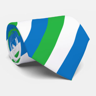 Cravate Drapeau de la Sierra Leone