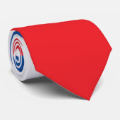 Cravate Drapeau de la Slovaquie (Roulé)