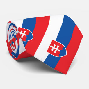 Cravate Drapeau de la Slovaquie
