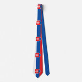 Cravate Drapeau de la Slovaquie (Devant)