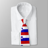 Cravate Drapeau de la Slovénie (Attaché)