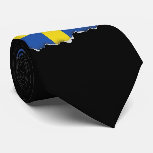 Cravate Drapeau de la Suède (Roulé)