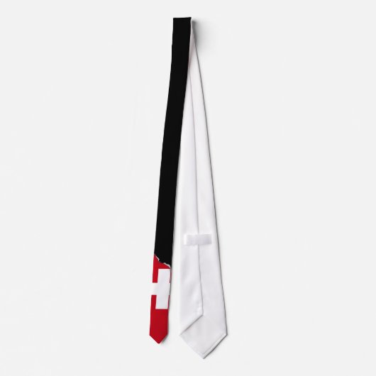 Cravate Drapeau de la Suisse (Dos)
