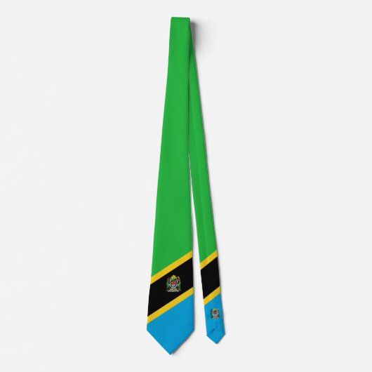 Cravate Drapeau de la Tanzanie (Devant)