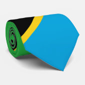 Cravate Drapeau de la Tanzanie (Roulé)