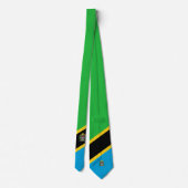 Cravate Drapeau de la Tanzanie (Dos)