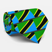 Cravate Drapeau de la Tanzanie (Roulé)