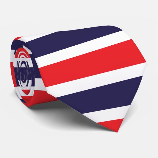Cravate Drapeau de la Thaïlande (Roulé)