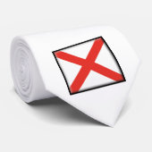 Cravate Drapeau de l'Alabama (Roulé)