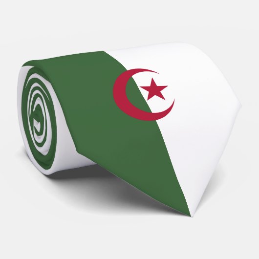 Cravate Drapeau de l'Algérie (Roulé)