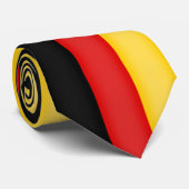 Cravate Drapeau de l'Allemagne Schwarz Rot or couleurs pat (Roulé)