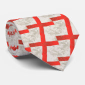 Cravate Drapeau de l'Angleterre et Saint George Grunge (Roulé)