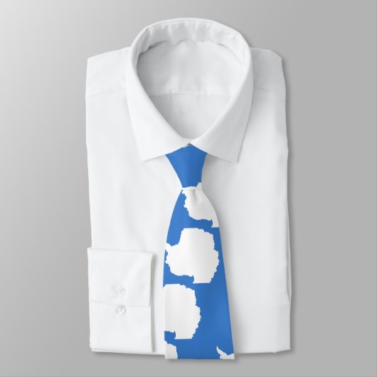 Cravate Drapeau de l'Antarctique (Attaché)