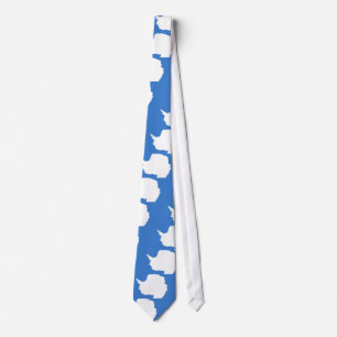 Cravate Drapeau de l'Antarctique