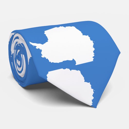Cravate Drapeau de l'Antarctique (Roulé)