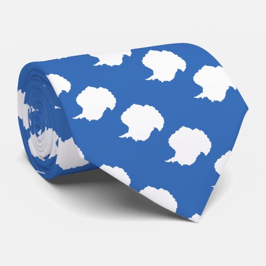 Cravate Drapeau de l'Antarctique (Roulé)