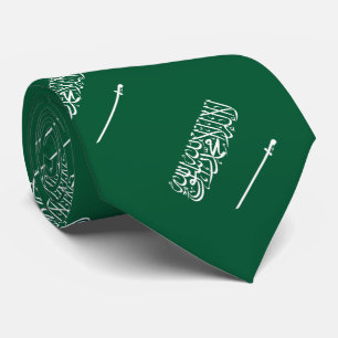 Cravate Drapeau de l'Arabie saoudite