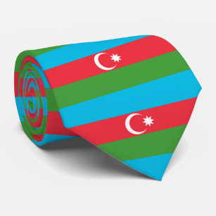 Cravate Drapeau de l'Azerbaïdjan