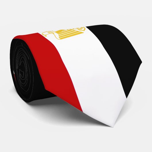Cravate Drapeau de l'Égypte (Roulé)