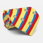 Cravate Drapeau de l'Équateur (Roulé)