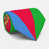 Cravate Drapeau de l'Érythrée (Roulé)