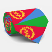 Cravate Drapeau de l'Érythrée (Roulé)