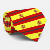 Cravate Drapeau de l'Espagne (Roulé)